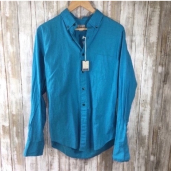J. Crew Tops - NWT J. Crew Blue Tailored Button Down Blouse